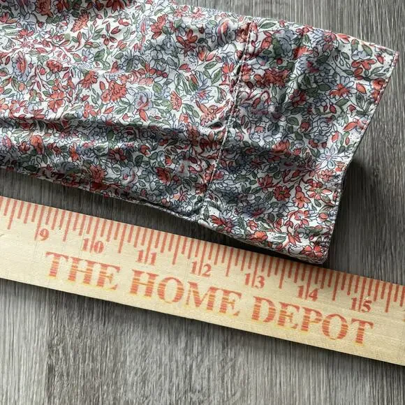 Tommy Hilfiger Women's Floral Shirt Dress Roll Tab Sleeve Boho Cottagecore S - Picture 12 of 14